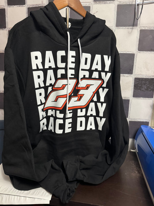 KIDS Race Day with Number Crewneck