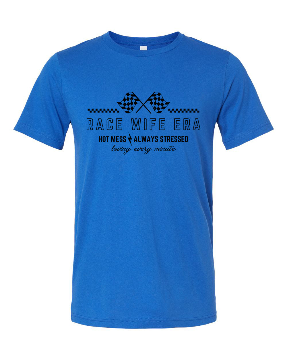 Race Wife Era T-shirt  BLACK FONT